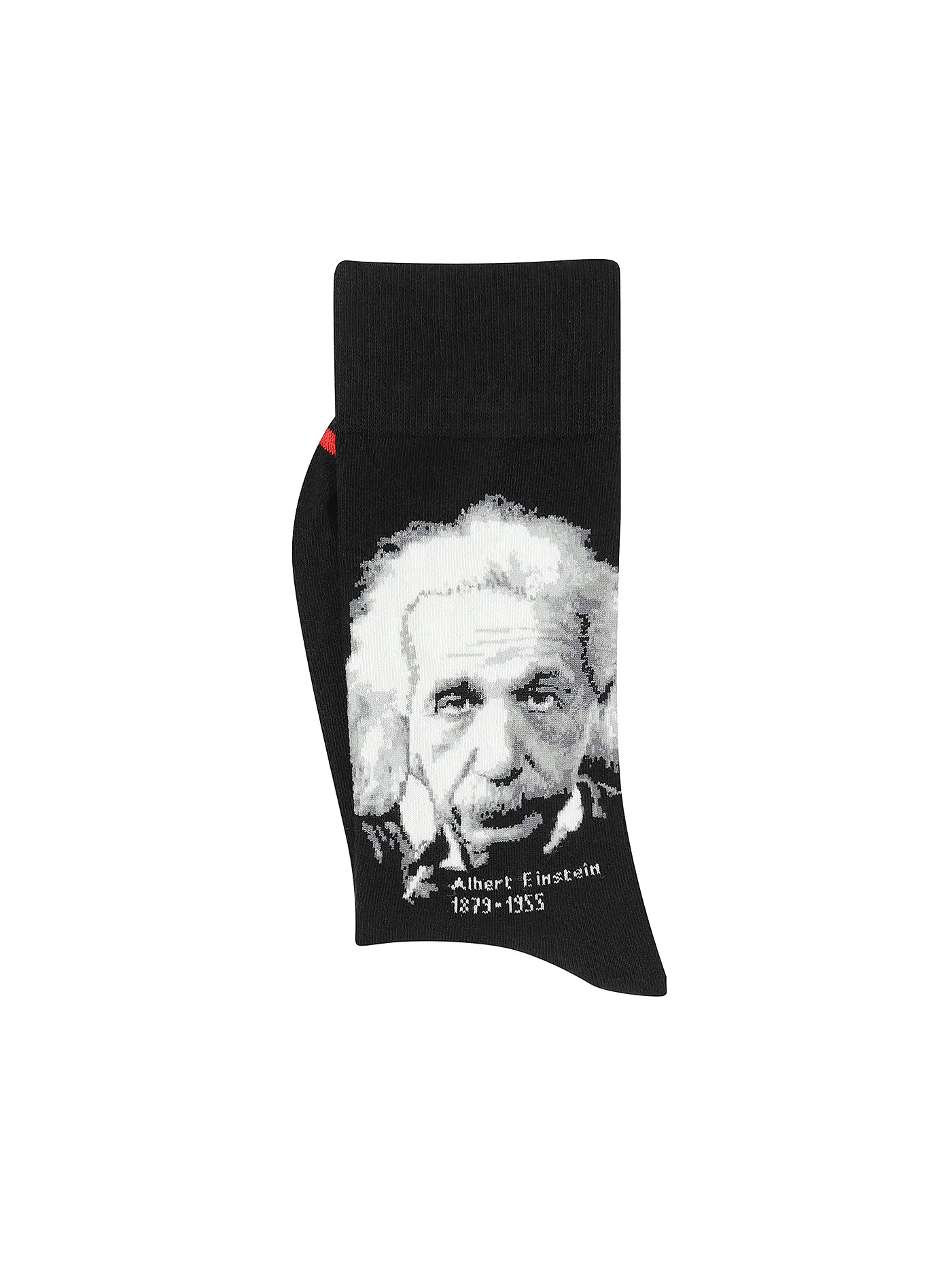 MUSEARTA | Herren Socken SCIENCE & HISTORY - ALBERT EINSTEIN black | 